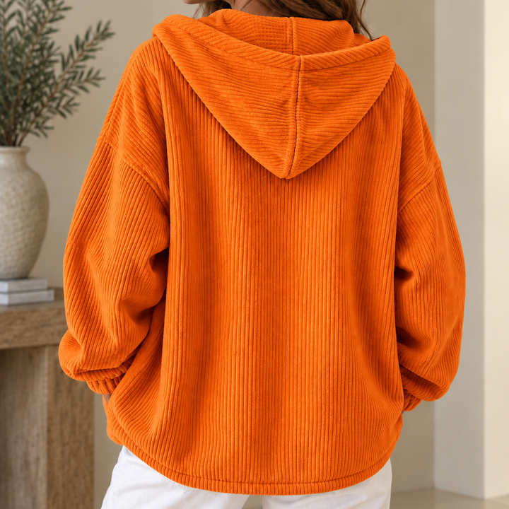 Terri | Hooded Corduroy Jacket
