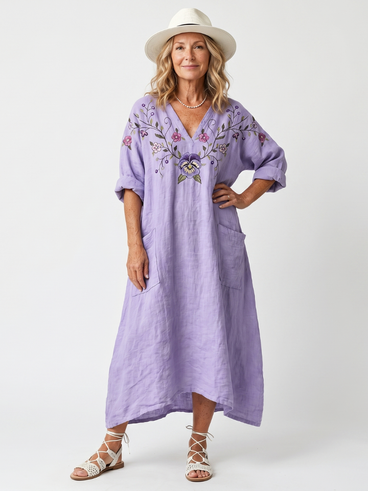 Tavi | Floral Oversized Pocket Dress