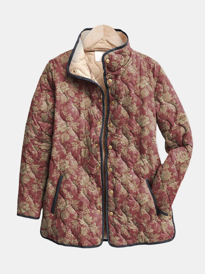 Alexis | Retro Floral Print Jacket