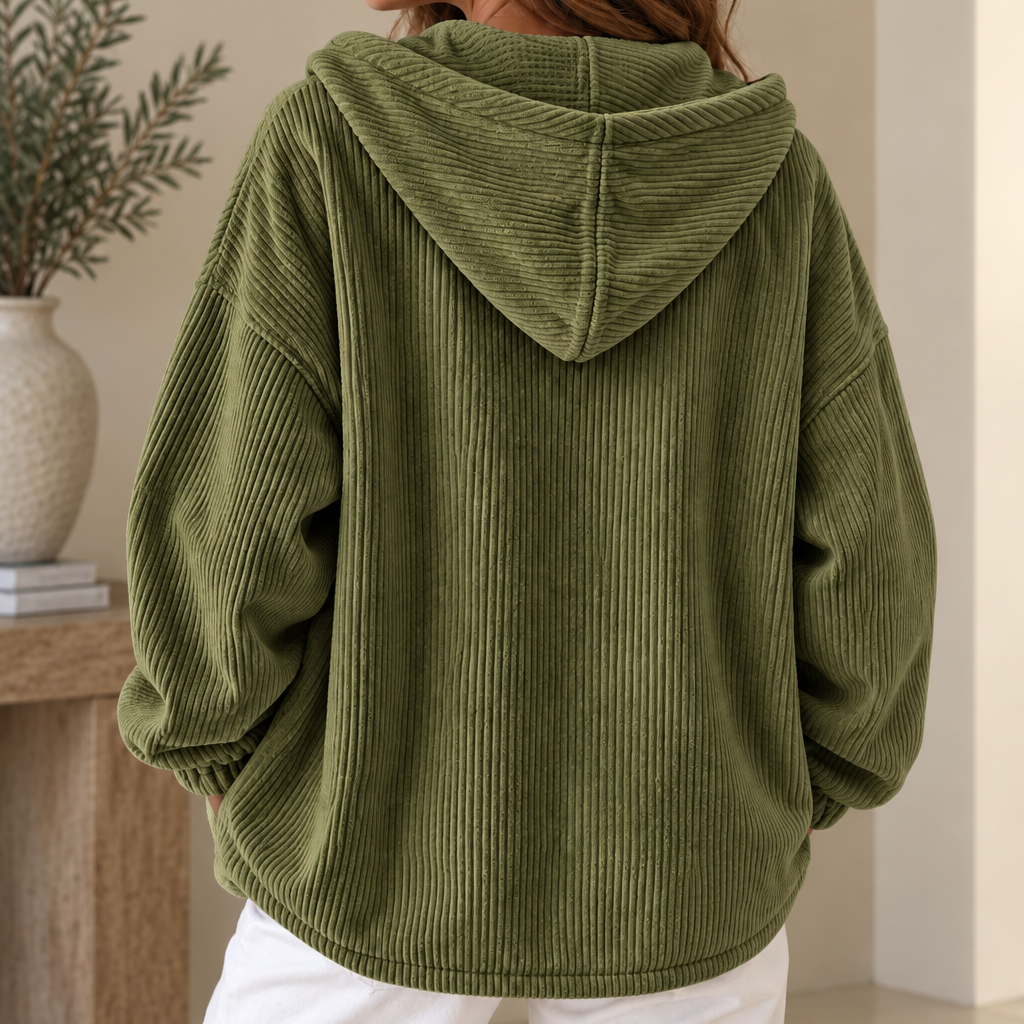 Terri | Hooded Corduroy Jacket