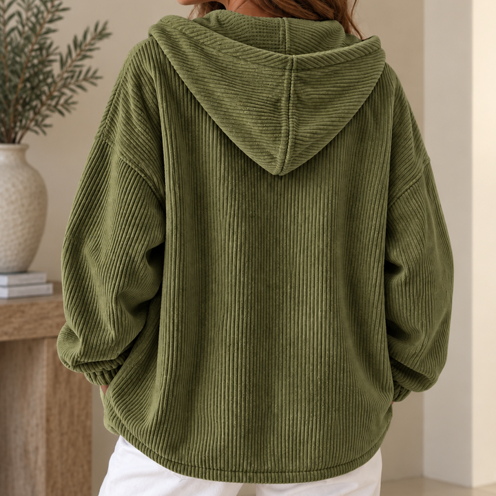 Terri | Hooded Corduroy Jacket