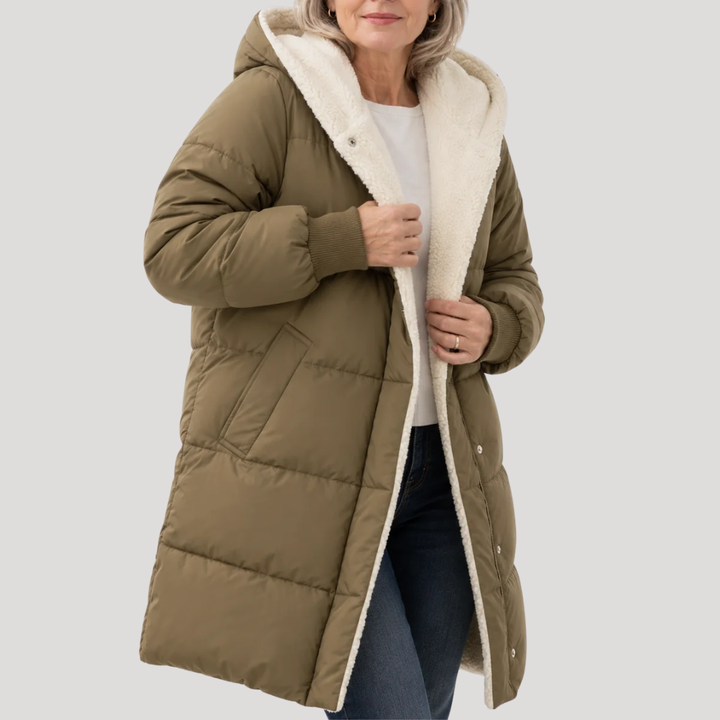 Betty | Hooded Quilted Puffer Coat