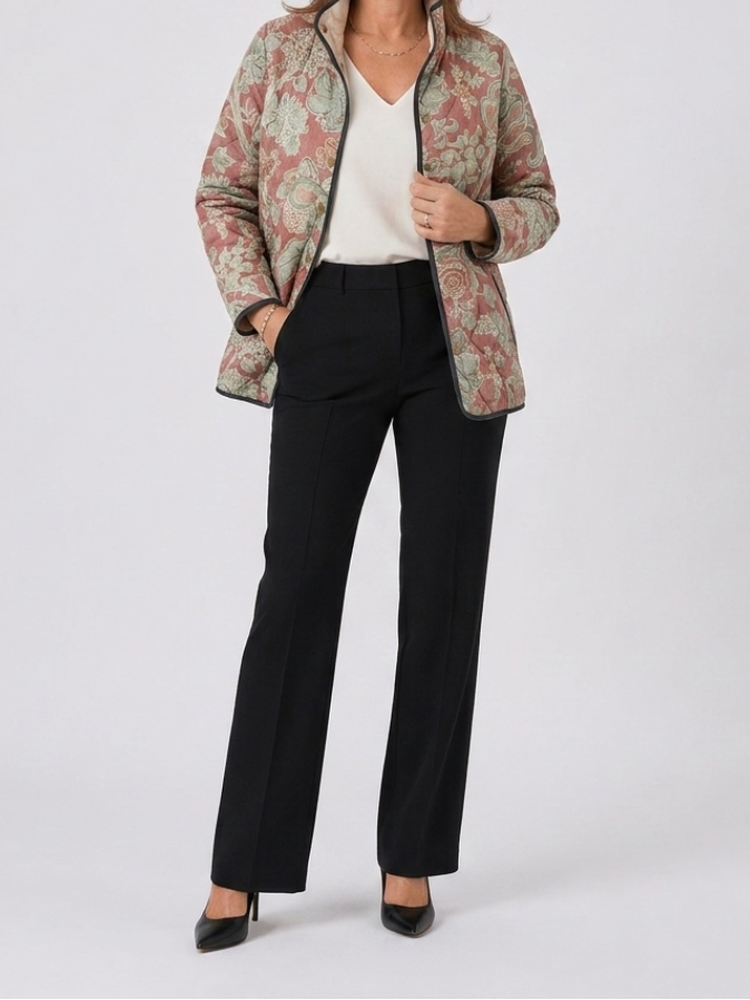 Trinity | Floral Quilted Jacket