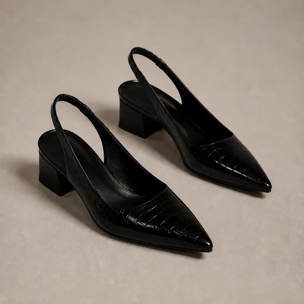 Liz | Pointed-Toe Slingback Pumps