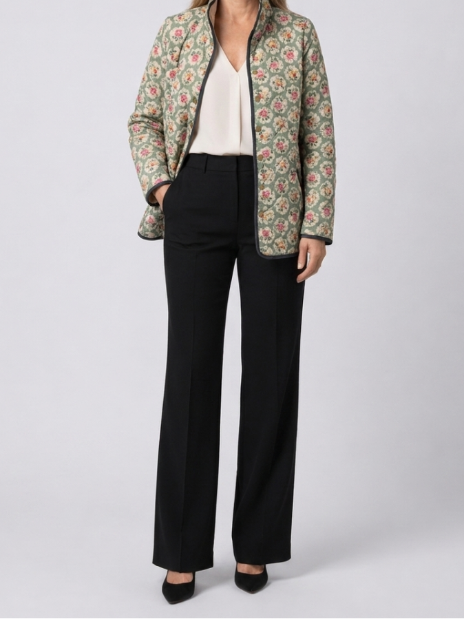 Margot | Floral Quilted Jacket
