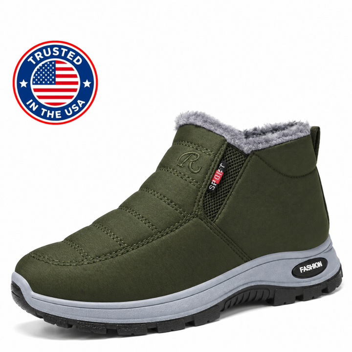 The Sianna™ | Quilted Waterproof Slip-On Ankle Boots