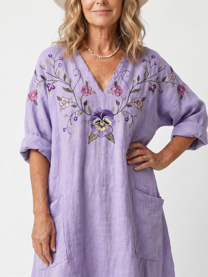 Tavi | Floral Oversized Pocket Dress