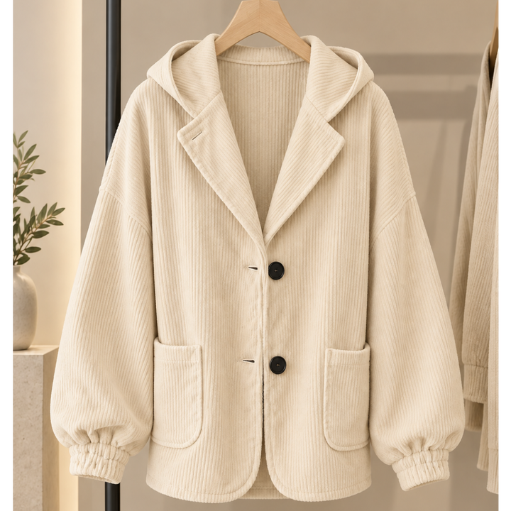 Terri | Hooded Corduroy Jacket