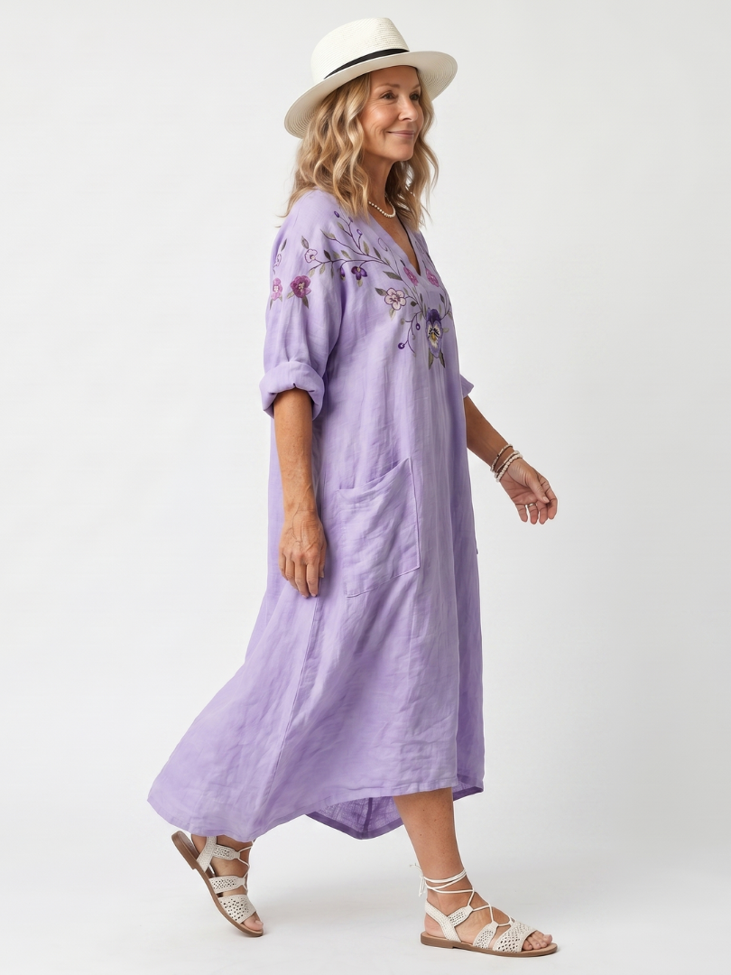 Tavi | Floral Oversized Pocket Dress