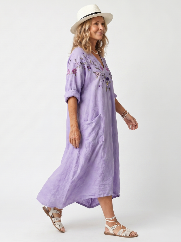 Tavi | Floral Oversized Pocket Dress