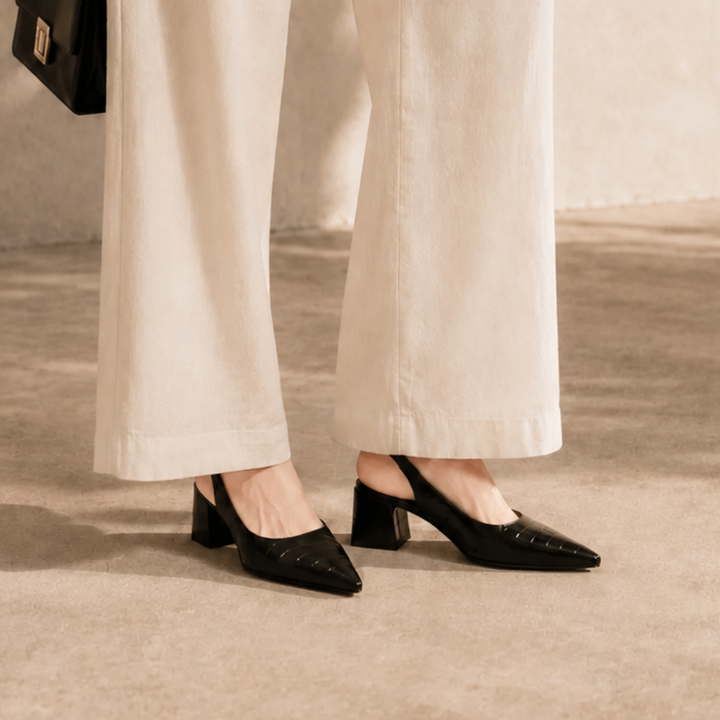 Liz | Pointed-Toe Slingback Pumps