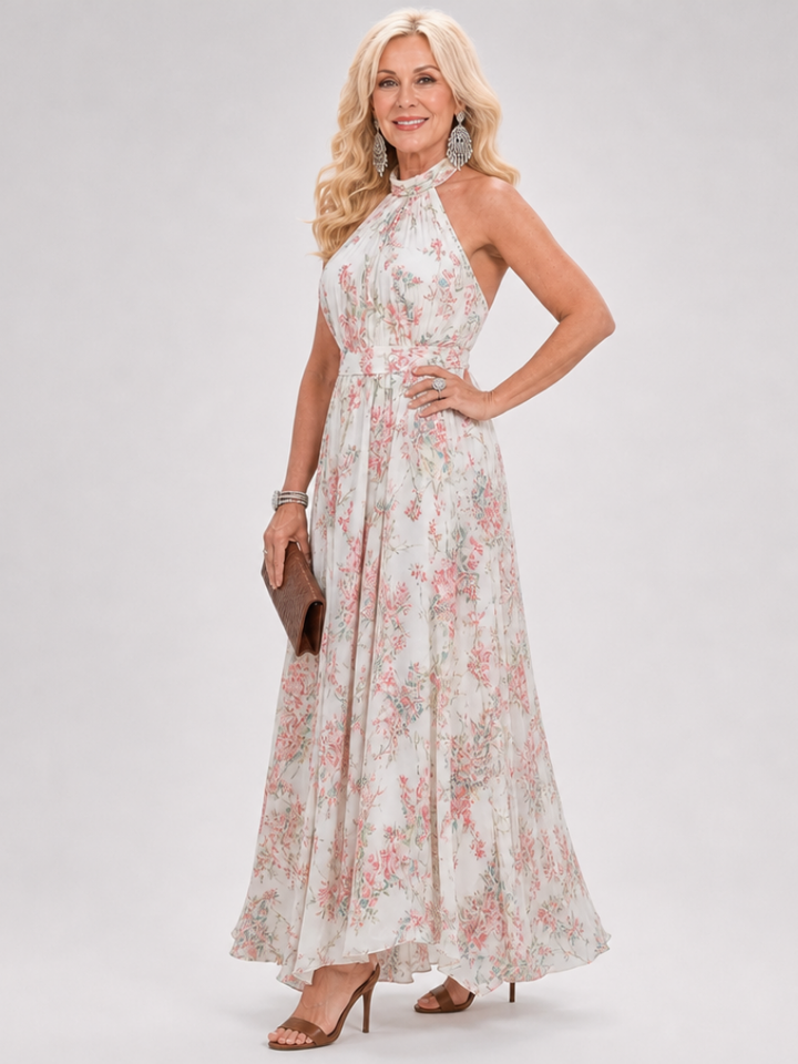 Mirab | Floral Maxi Dress