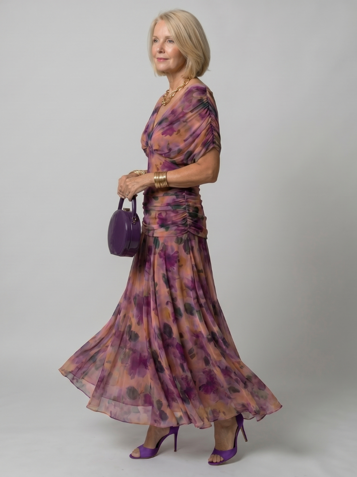 Calen | Off Shoulder Flow Maxi Dress
