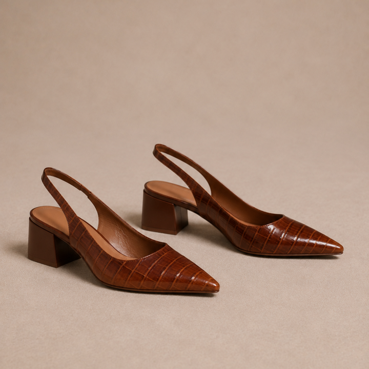 Liz | Pointed-Toe Slingback Pumps