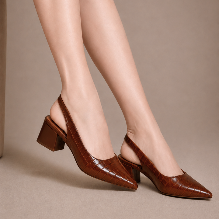 Liz | Pointed-Toe Slingback Pumps