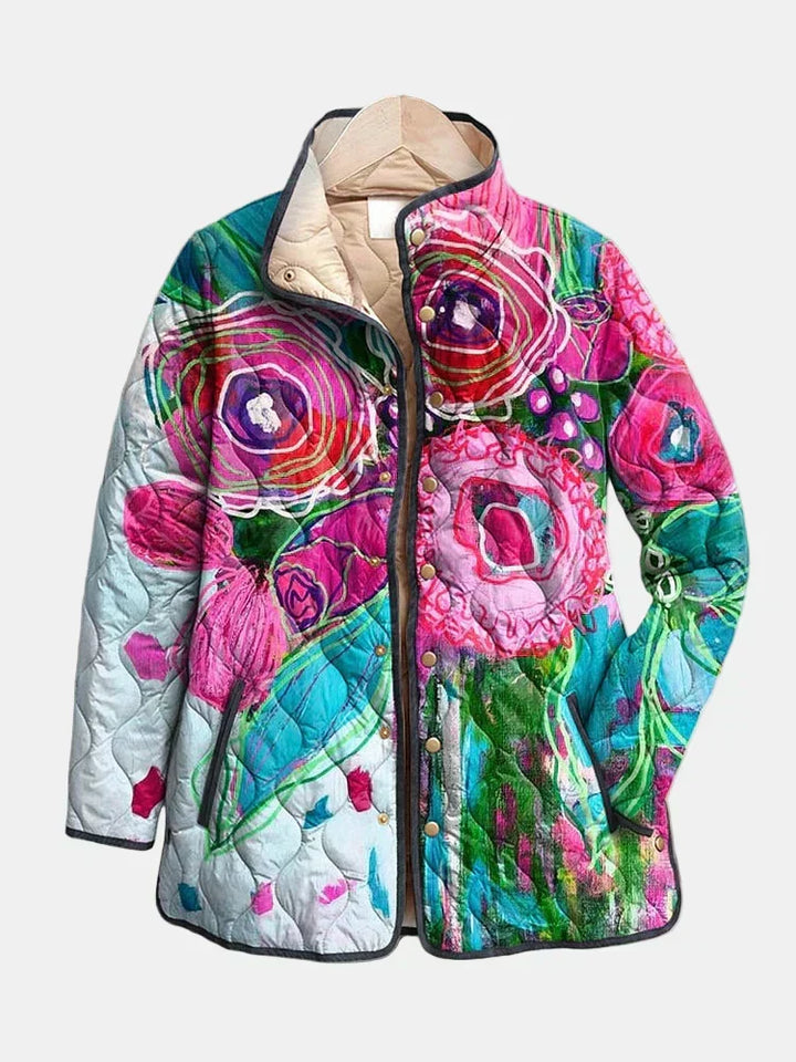 Kaitlyn | Elegant Floral Print Jacket