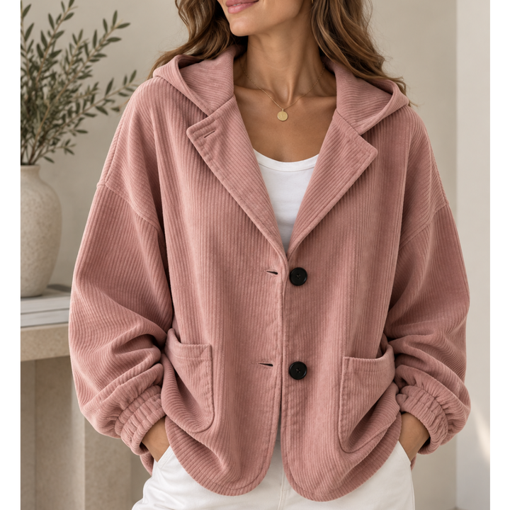 Terri | Hooded Corduroy Jacket