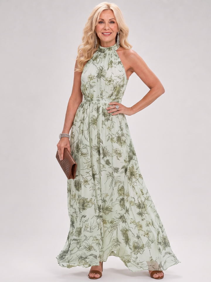 Mirab | Floral Maxi Dress