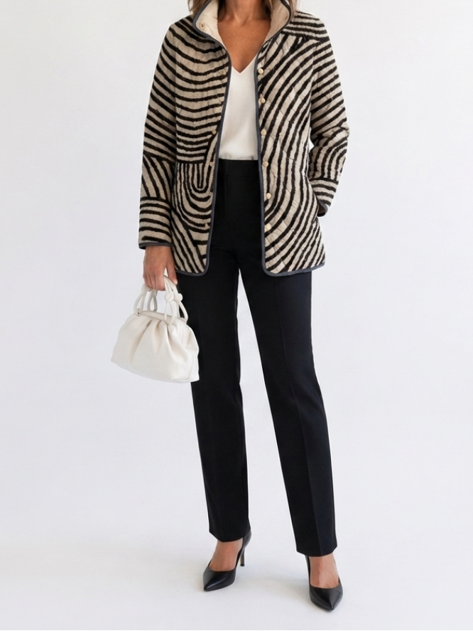 Vanessa | Retro Quilted Jacket