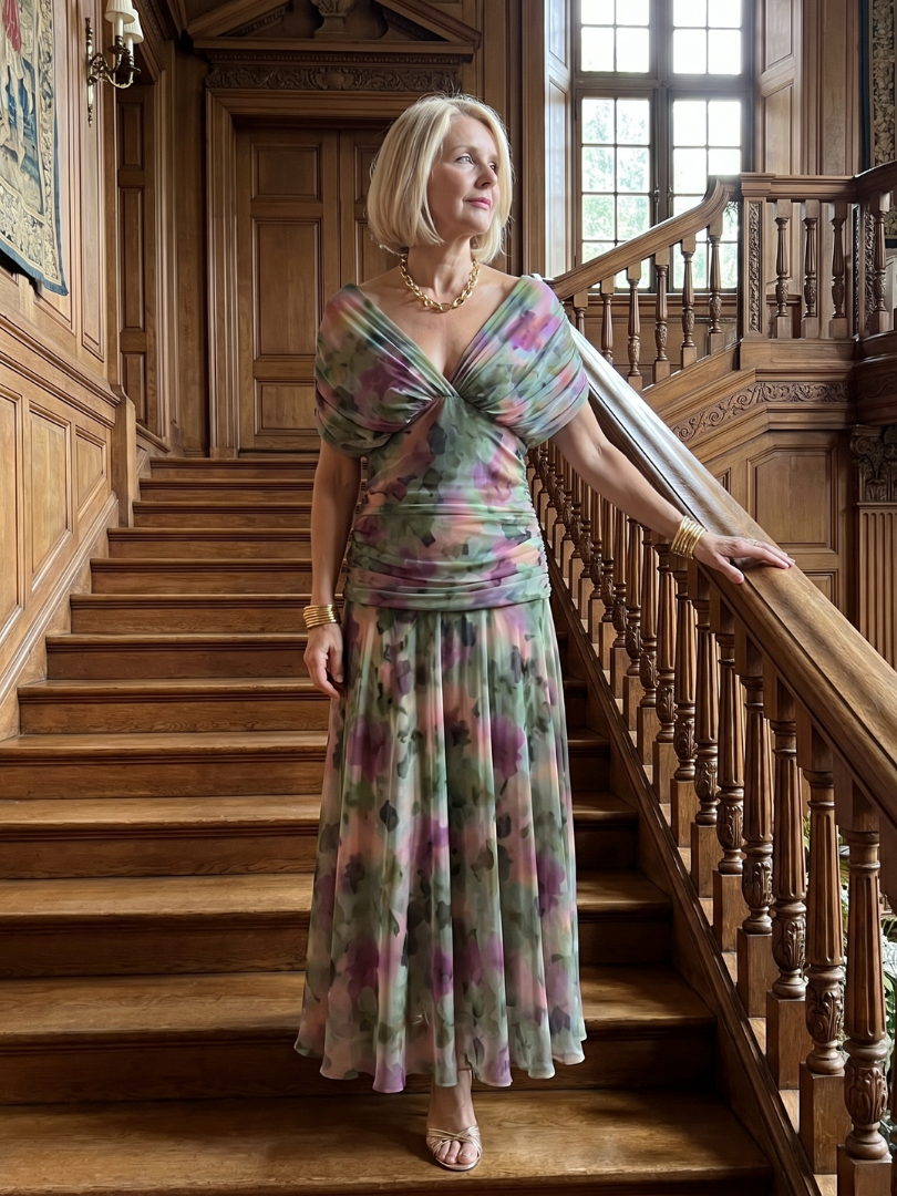 Calen | Off Shoulder Flow Maxi Dress