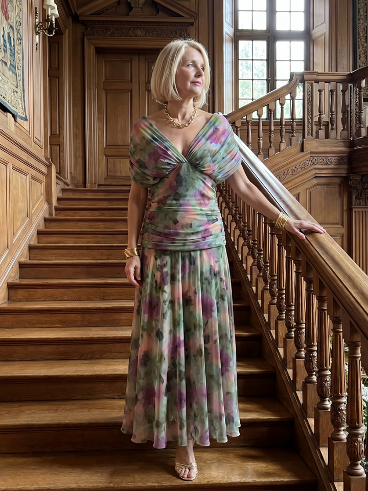 Calen | Off Shoulder Flow Maxi Dress