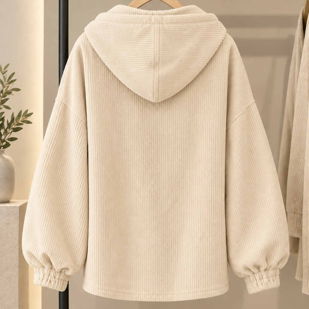 Terri | Hooded Corduroy Jacket