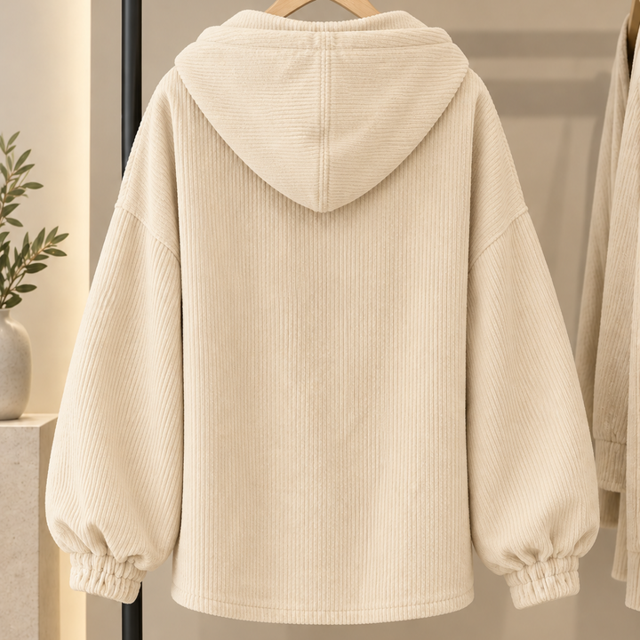 Terri | Hooded Corduroy Jacket