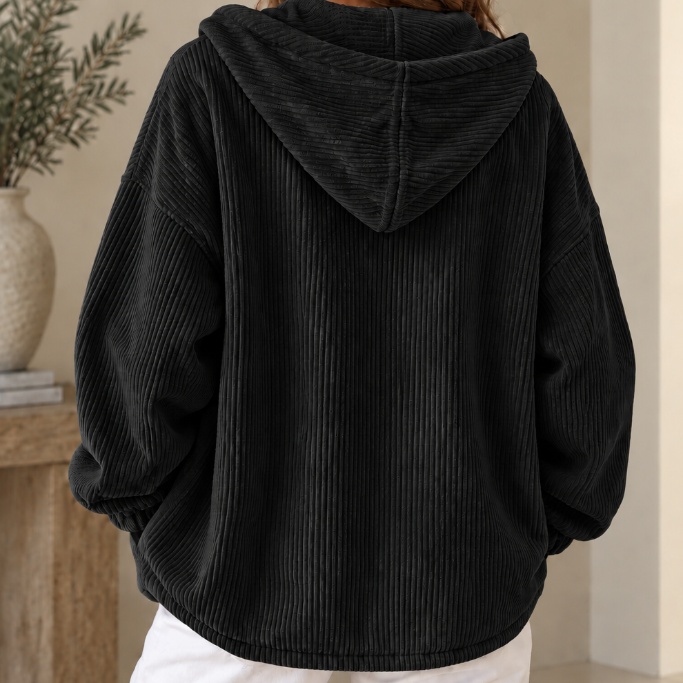 Terri | Hooded Corduroy Jacket