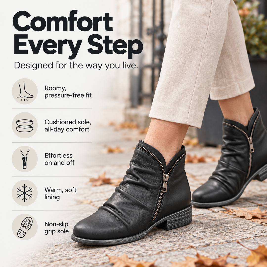 Cyd | Comfortable Ankle Boots