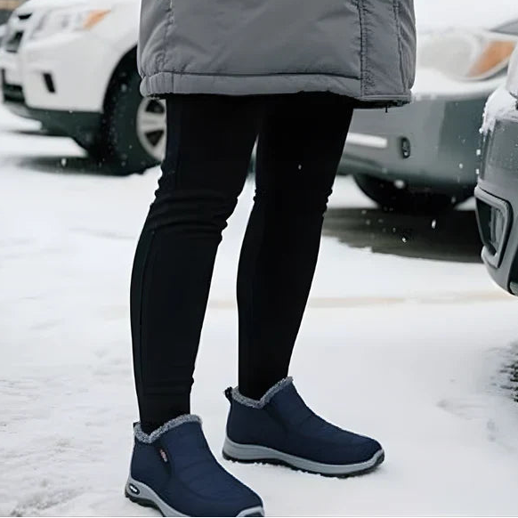 The Sianna™ | Quilted Waterproof Slip-On Ankle Boots