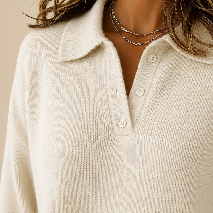 Vicky | Classic Button Sweater