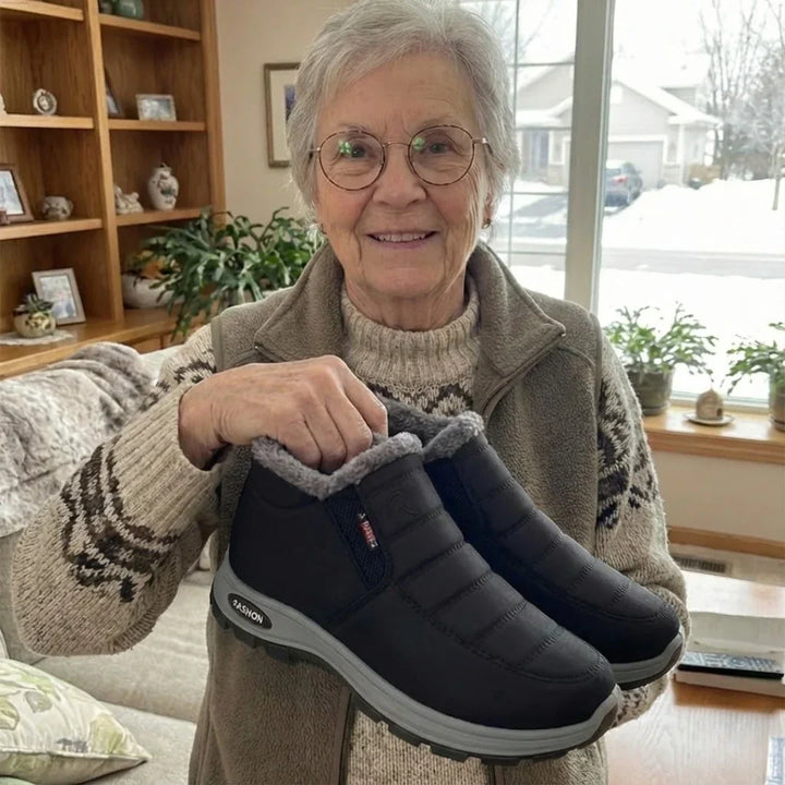 The Sianna™ | Quilted Waterproof Slip-On Ankle Boots