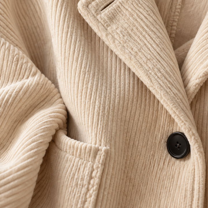 Terri | Hooded Corduroy Jacket
