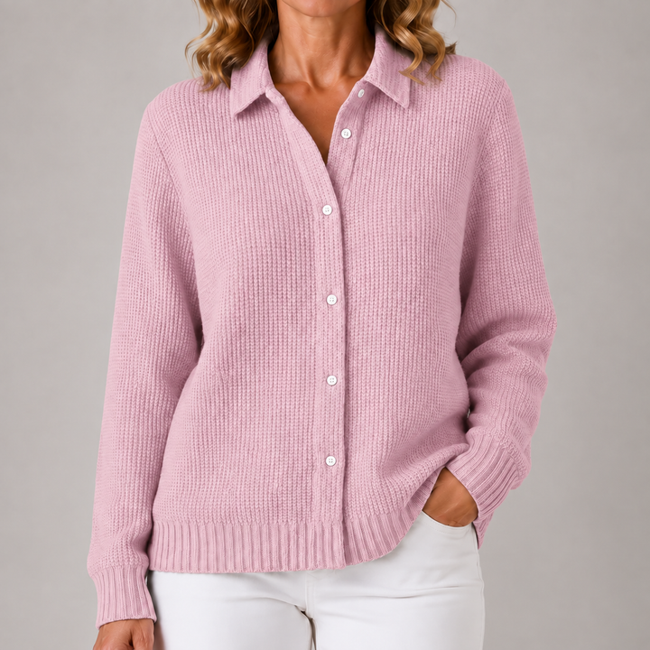 Ami | Classic Waffle Knit Cardigan