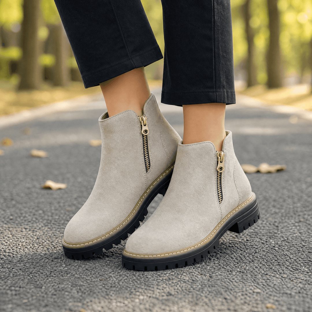 Carol | Side Zip Ankle Boots