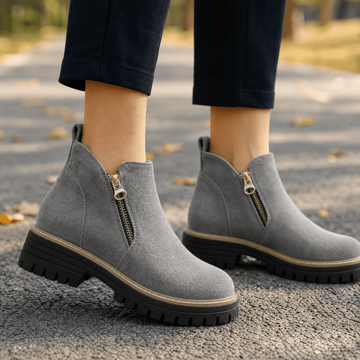 Carol | Side Zip Ankle Boots
