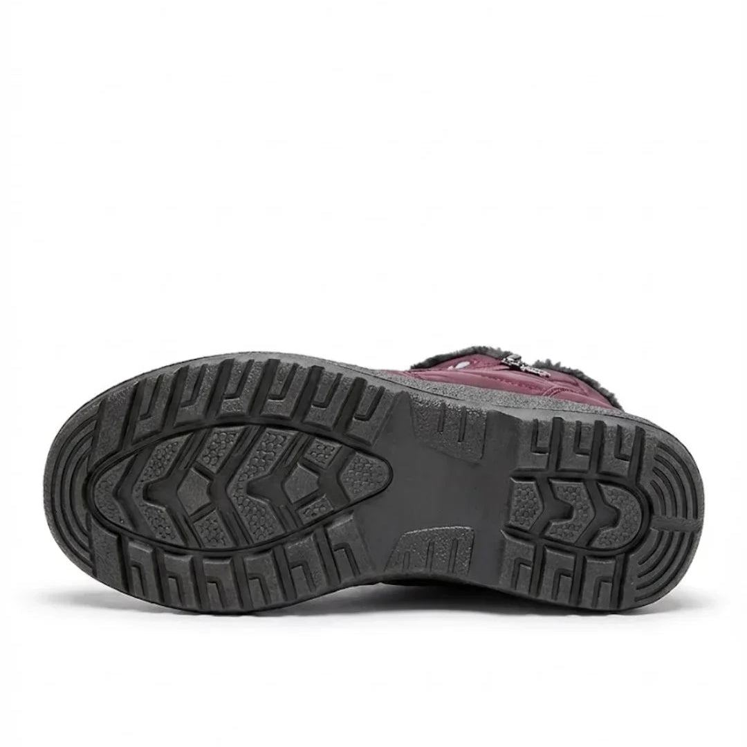 Evelyn | Women’s Quilted Fleece-Lined Zip Ankle Boots