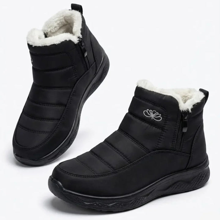 Jess | Women’s Quilted Side Zip Winter Ankle Boots