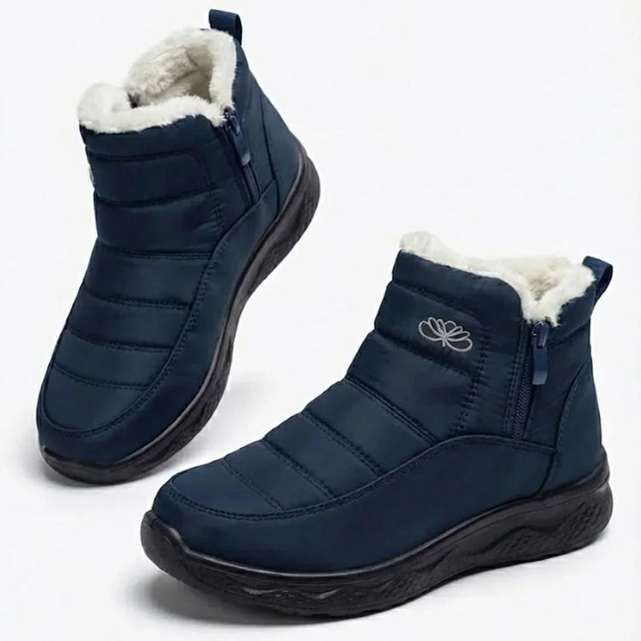 Jess | Women’s Quilted Side Zip Winter Ankle Boots