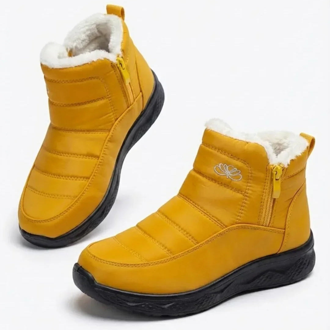 Jess | Women’s Quilted Side Zip Winter Ankle Boots